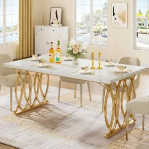 Modern 63" Rectangular Dining Table