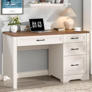 Farmhouse Executive Desk with Storage