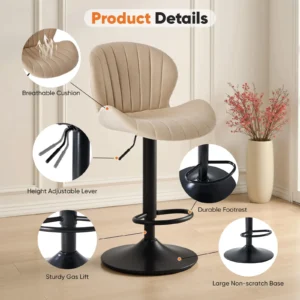 360° Swivel Chairs for Kitchen Island