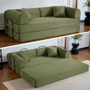 79" Folding Convertible Sofa Bed