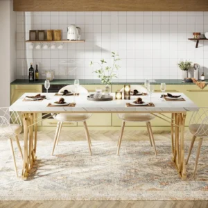 Modern 63" Rectangular Dining Table